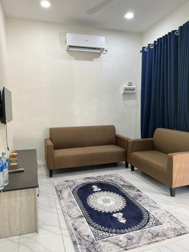 Posezení v ubytování Neera Rest House