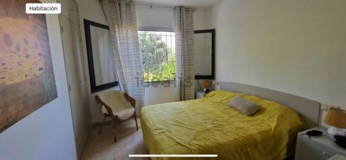 Ένα ή περισσότερα κρεβάτια σε δωμάτιο στο Mar i Cel 54