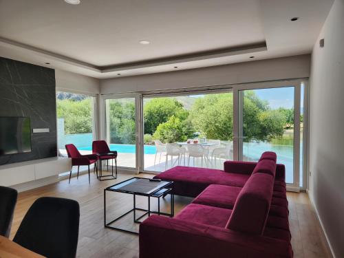 Posezení v ubytování Mostar - Luxury Villa Buna