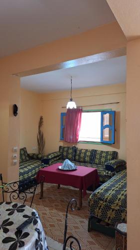 Posezení v ubytování Banana Hostel