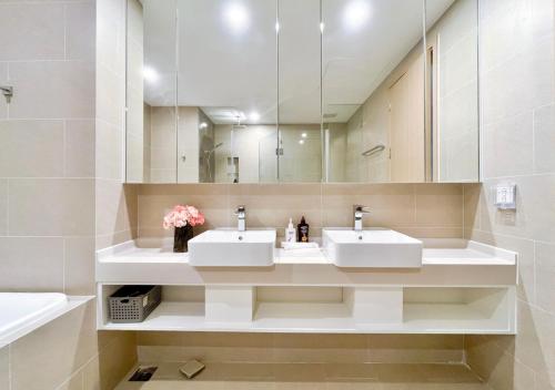 Ένα μπάνιο στο Căn Hộ Biển The Sóng Vũng Tàu - Condotel Seaside Homestay