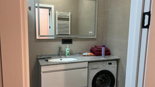 Koupelna v ubytování Apartment in centrul orasului