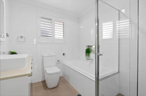 Koupelna v ubytování Southern Sky Villa