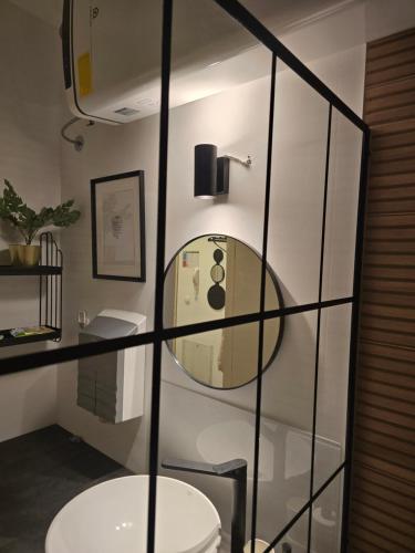 Koupelna v ubytování Apartman Stepa K3