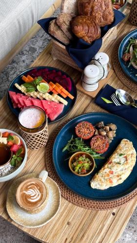 Jídlo v vily nebo okolí