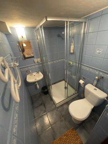 Koupelna v ubytování Domek w Lesie