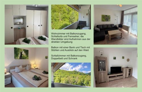 TV/trung tâm giải trí tại Waldtraum Schwimmbad Sauna Kinderbett wandern