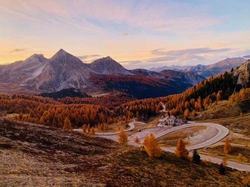 Les granges d'Arvieux vue sur le Queyras