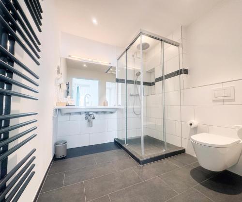 Koupelna v ubytování Zunfthaus zu Wirthen