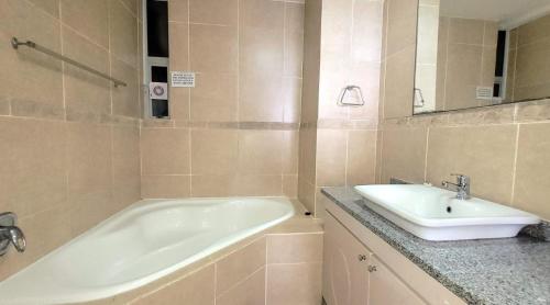 Koupelna v ubytování Santorini 106A