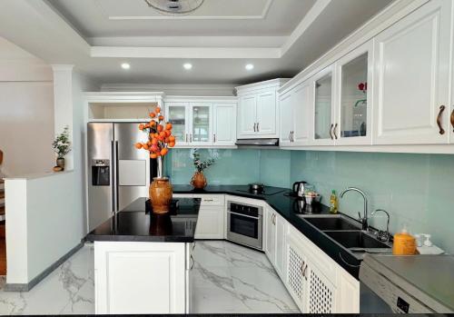 Köök või kööginurk majutusasutuses Stay Thao Dien I