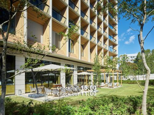 a rendering of the exterior of a building at Mitsui Garden Hotel Jingugaien Tokyo Premier in Tokyo