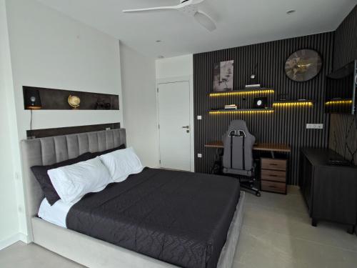 Postel nebo postele na pokoji v ubytování Modern Comfort for 6 Guests 3 Bedrooms Home near Colmar