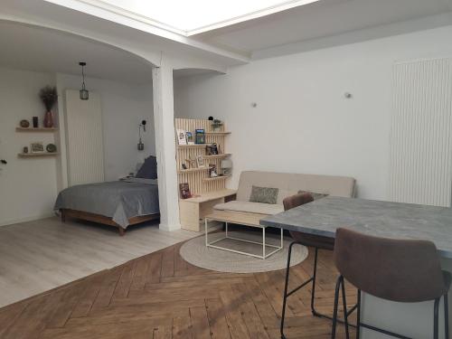 Posezení v ubytování Le cocon particulier