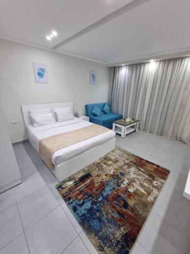 Postel nebo postele na pokoji v ubytování Scanddic Resort Hurghada