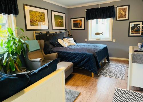 Postel nebo postele na pokoji v ubytování Haere Mai B&B Orust