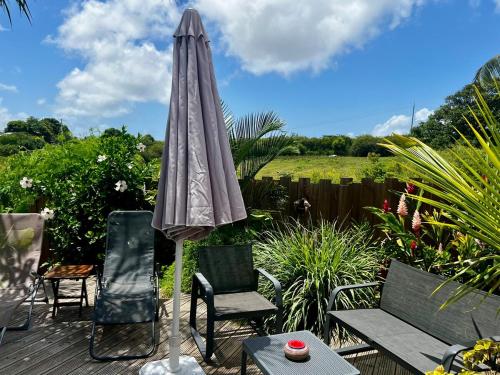 Een tuin van La Papaye d’Or