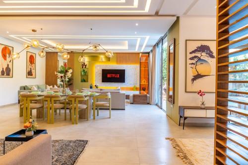 Posezení v ubytování Villa Elixir , Luxury residence , private pool