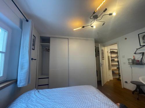 Postel nebo postele na pokoji v ubytování Sonido im Stadtzentrum von Sulzbach-Rosenberg