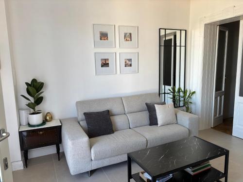 Posezení v ubytování Cremona Suite