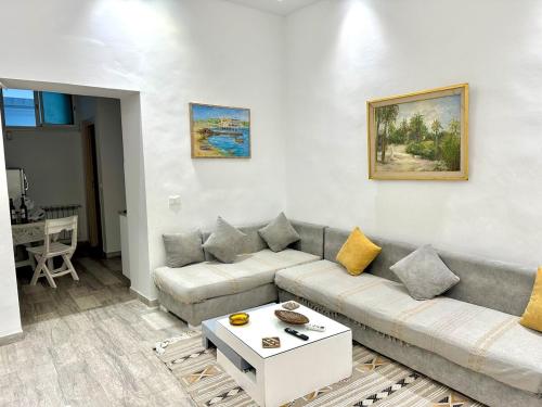 Χώρος καθιστικού στο Seaside getaway, 2 bedrooms