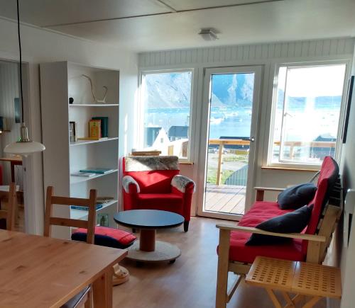 Zona d'estar a Nuannivik Cottage