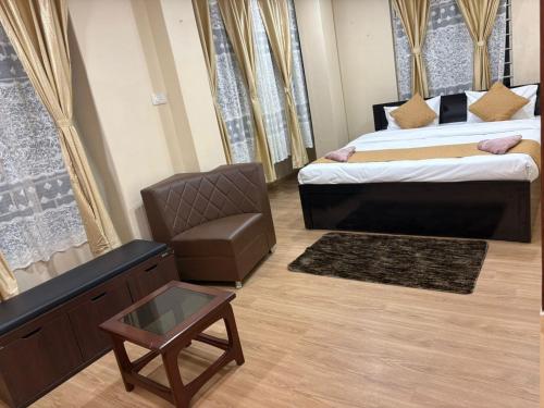 Postel nebo postele na pokoji v ubytování The urban rest