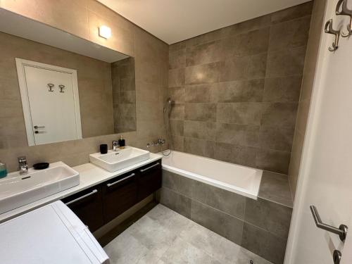 Koupelna v ubytování Queen BW