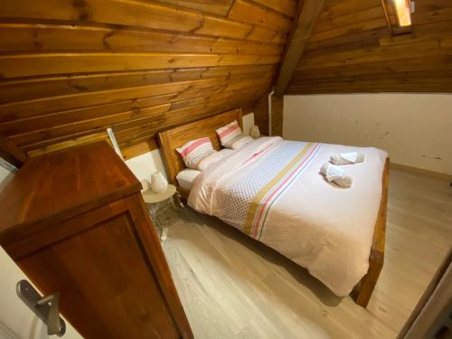 Postel nebo postele na pokoji v ubytování Villa bienvenue