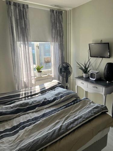 Postel nebo postele na pokoji v ubytování Bina71