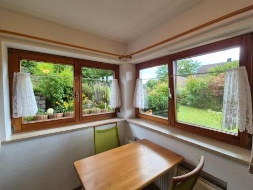 En have udenfor FeWo im Grünen