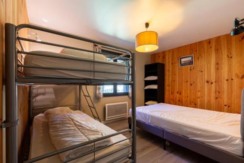 Postel nebo postele na pokoji v ubytování Appartement tout confort , centre Loudenvielle