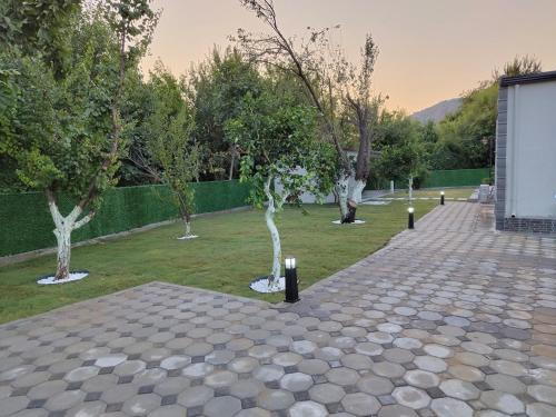 Een tuin van villakasel