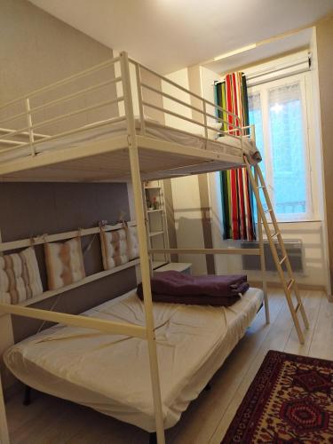 Llit o llits en una habitació de Le palas