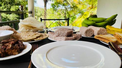 Jídlo v vily nebo okolí