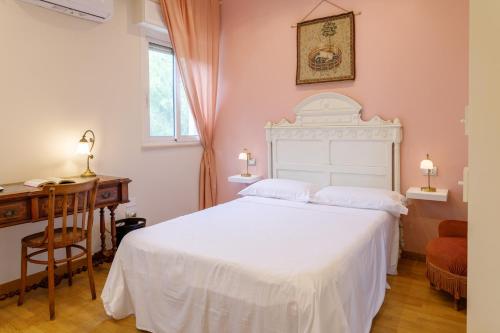 Postel nebo postele na pokoji v ubytování Musa Maris - Villa panoramica con piscina