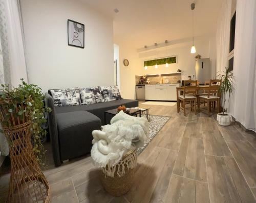 Posezení v ubytování Apartmán Nekonečno Jeseník