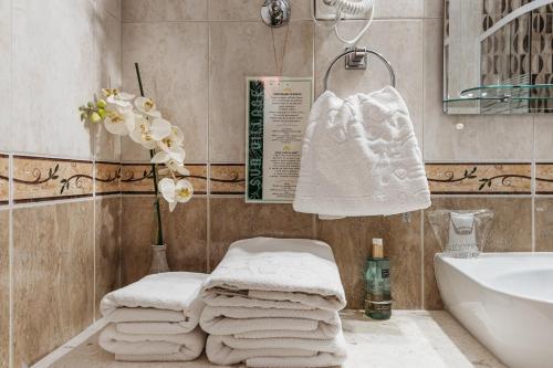 Koupelna v ubytování Sun Village Aparthotel