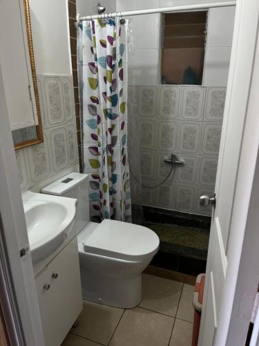 Casa Amayita tesisinde bir banyo