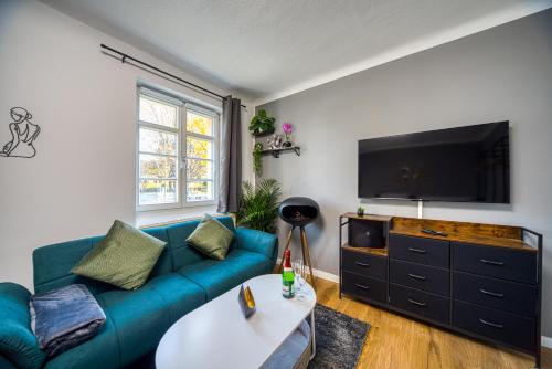 Foto DresdenStay Modern 3 Schlafzimmer Balkon Kamin PS4 6