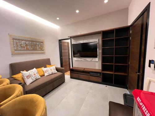 TV a/nebo společenská místnost v ubytování GZ GUEST HOUSE