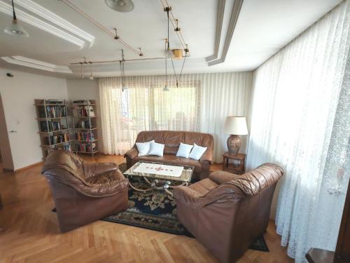 Posezení v ubytování Ferienwohnung Doppelreiter