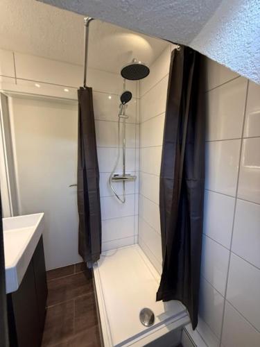 Koupelna v ubytování Ferienwohnung Sohnreystr DG