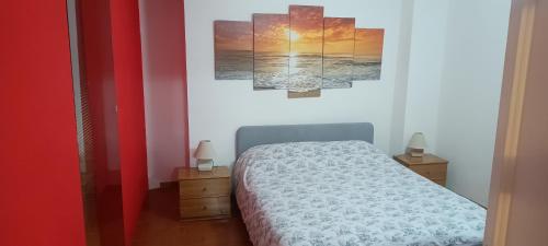 Postel nebo postele na pokoji v ubytování Nino 2