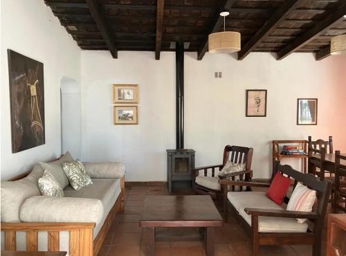 Een zitgedeelte bij La Cuadra - Puesto de Campo Argentino