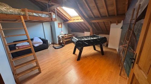 Postel nebo postele na pokoji v ubytování Corps de ferme bourguignon