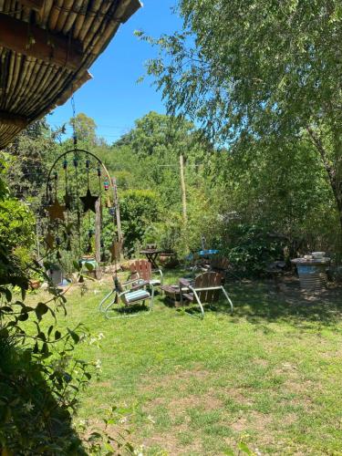 Ein Garten an der Unterkunft Citón