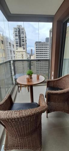 Et opholdsområde på Studio próx metrô Oscar Freire