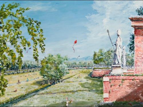 Een tuin van Gabri House Art gallery b&b