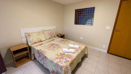 Ένα ή περισσότερα κρεβάτια σε δωμάτιο στο Caminho de Itacoatiara